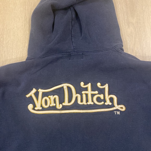 Vintage 2000s Von Dutch Black Originals Zip Front Jacket - Picture 8 of 8